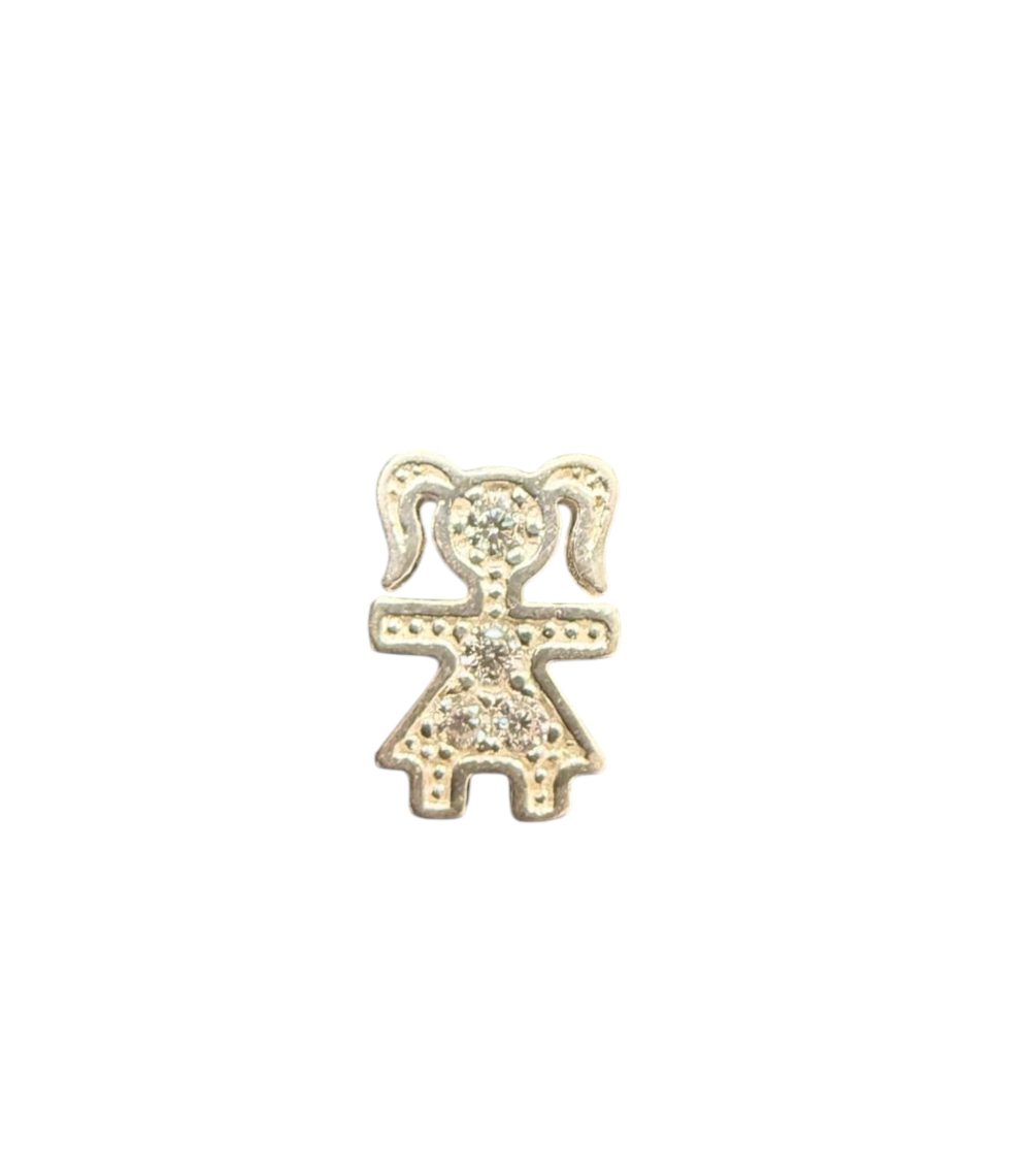 Collana personalizzabile con lettera o elemento argento 925 - immagine 2