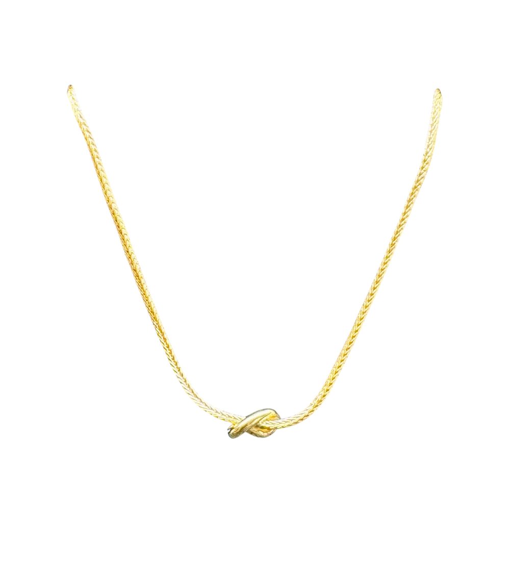 Collana "nodo dell'amore" argento 925