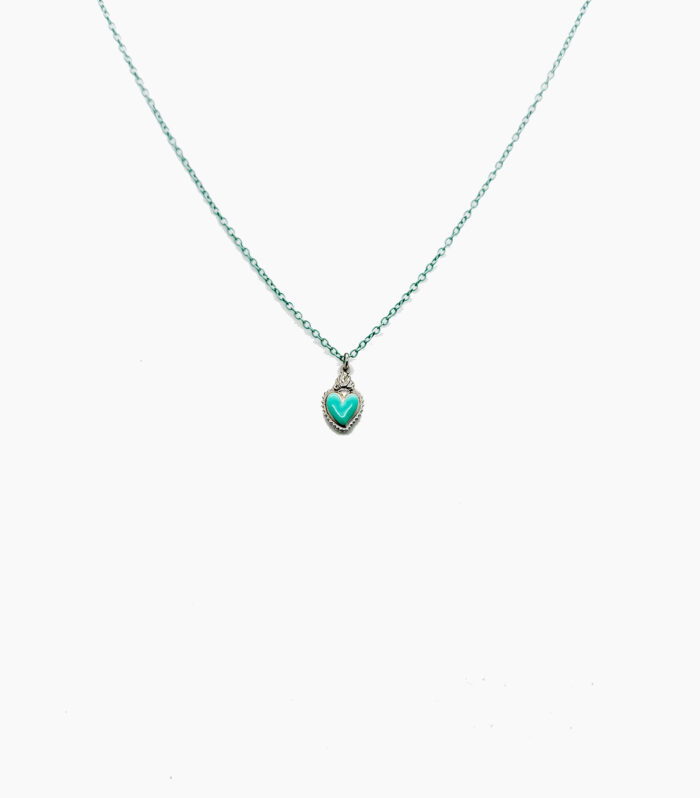 Collana Cuore Sacro in Argento 925