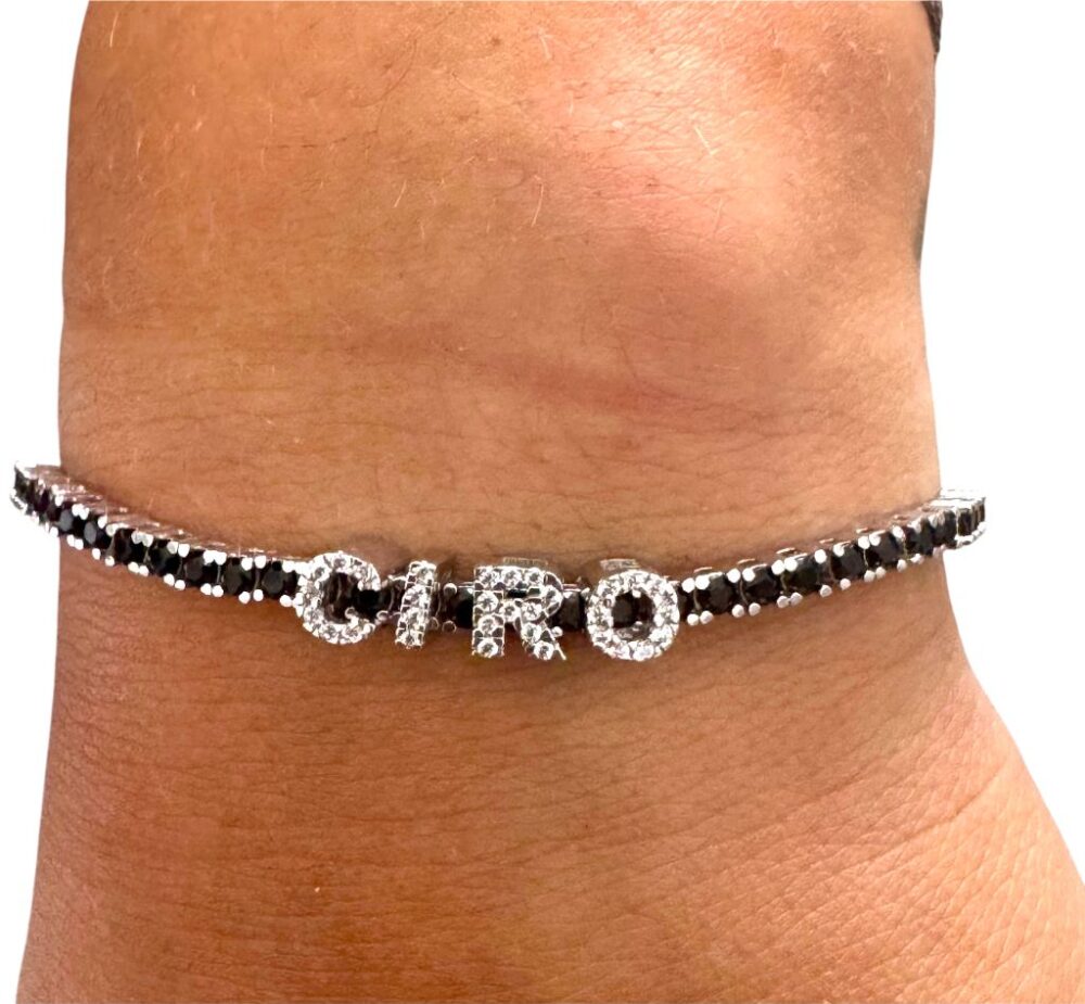 Bracciale Tennis personalizzato argento 925