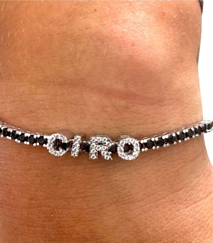 Bracciale Tennis personalizzato argento 925
