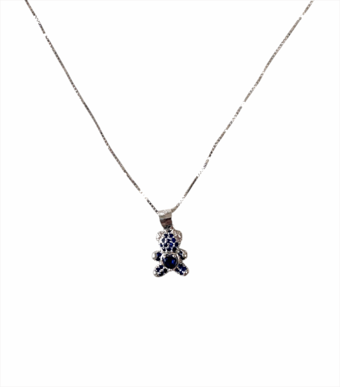 Collana orsetto Argento 925 e placcato oro