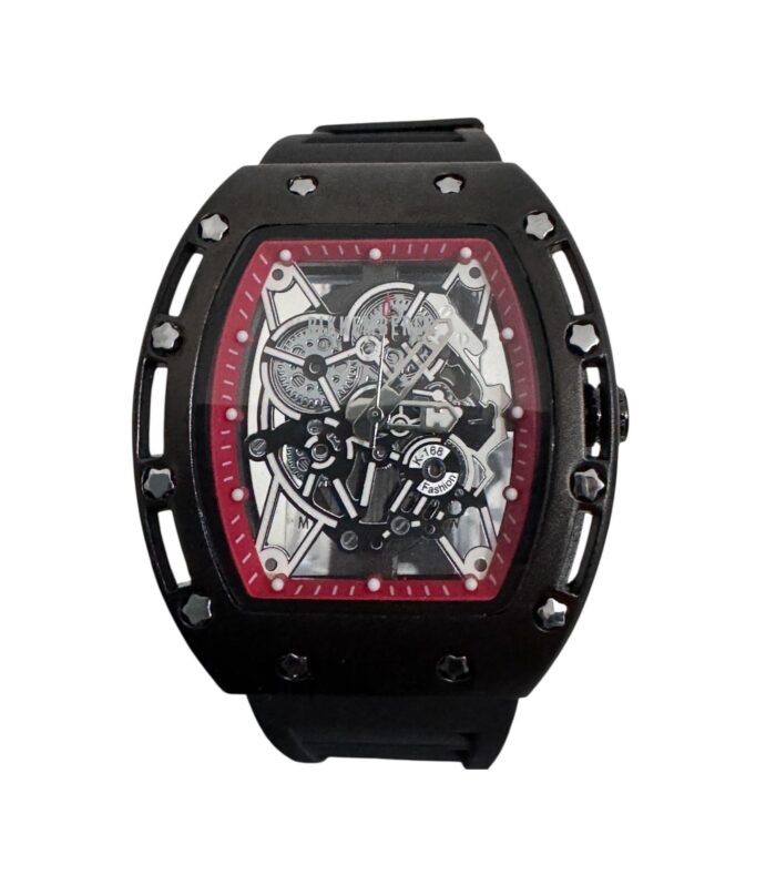 Orologio Uomo BIKKEMBERGS Ref. BKA79 mod. SKELETON in Silicone Nero 43x50 mm (Copia)