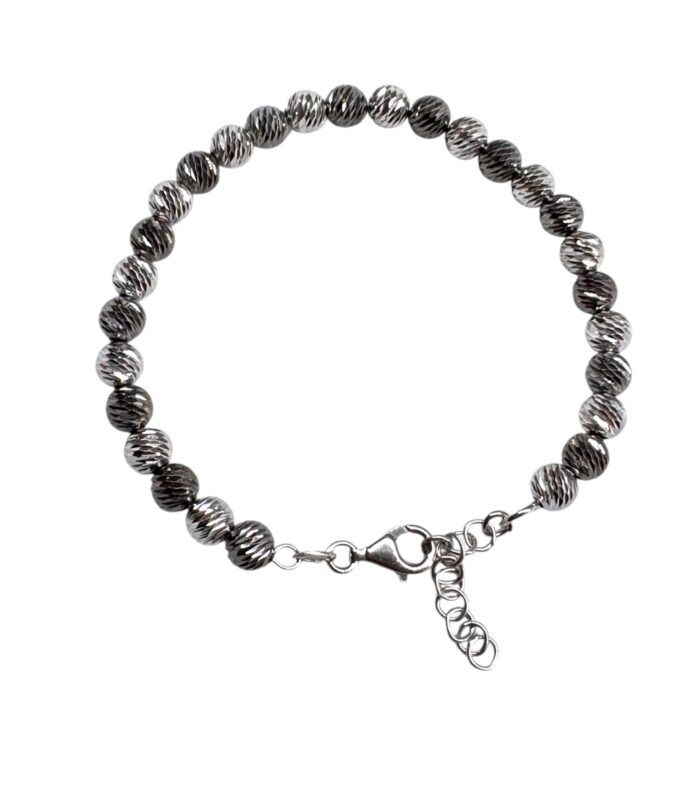 Bracciale milleluci Argento 925 bianco & nero