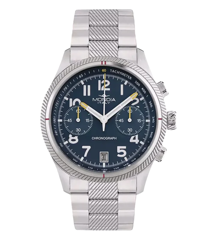 Orologio Mondia MI-763-SS-04BK-OY Chrono Quarzo Nuovo Uomo listino 290