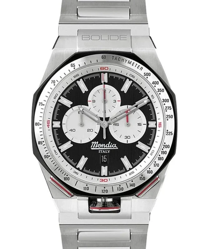 Orologio Mondia Bolide MI-787-SS-FCSL-CM Chrono Quarzo Nuovo Uomo listino 420