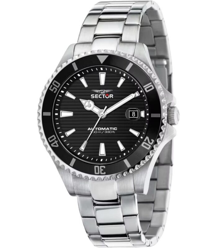 SECTOR 230 OROLOGIO R3223161006 Nero AUTOMATICO UOMO 43mm DATA