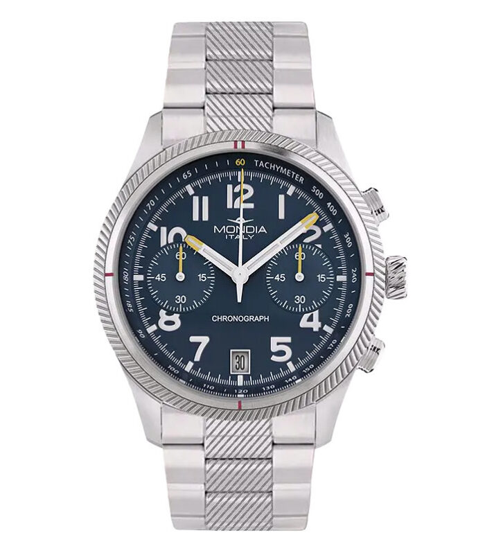 Orologio Mondia MI-763-SS-04BK-OY Chrono Quarzo Nuovo Uomo listino 290